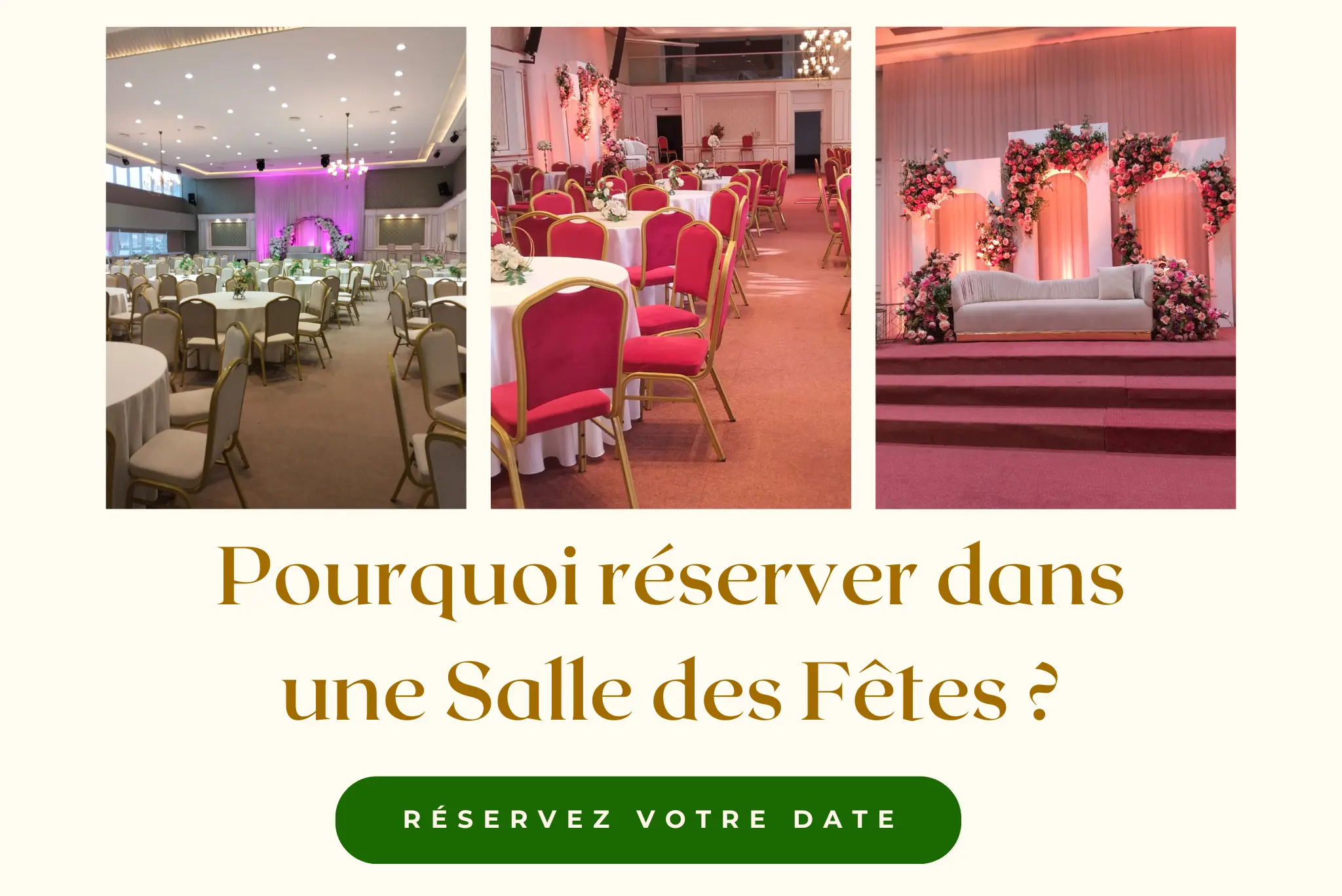 Pourquoi Choisir une salle des fêtes à Tunis - Avantages de réserver dans un espace