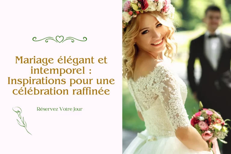 Mariage intemporel - Inspirations pour une célébration dans une salle des fêtes