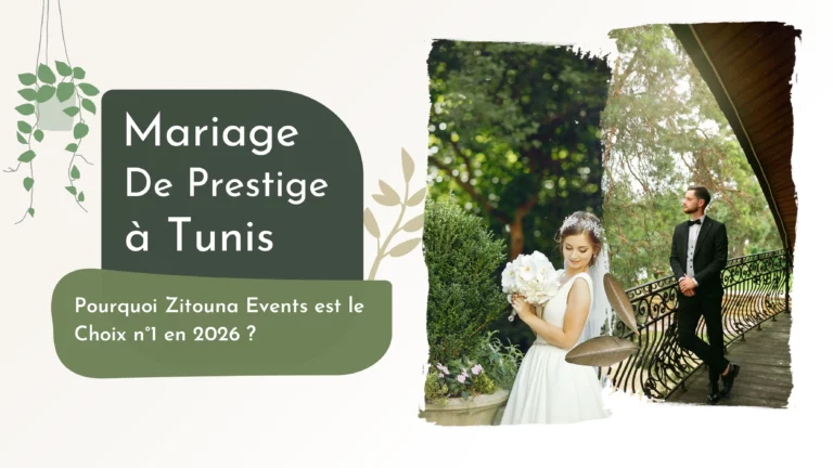 Salle des fêtes Tunisie - Mariage de prestige en 2026 - Pack mariage Tunisie